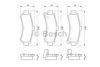 BOSCH 0 986 424 734 Brake Pad Set, disc brake